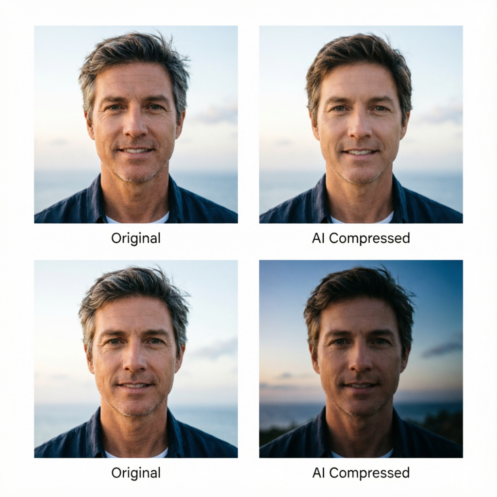 AI Image Compression Without Quality Loss